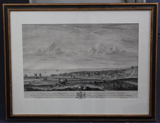 Canot After Lambert Perspective View of Brighthelmston, 15.25 x 23in.